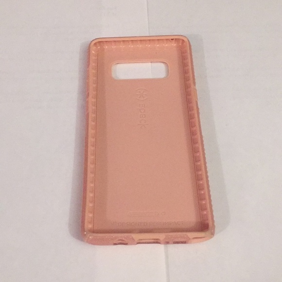 Note 8 Speck Pink Presidio Grip Gold Glitter Case - Picture 2 of 2